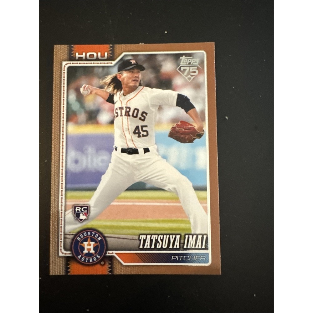 2026 Topps Series 2 Tatsuya Imai RC Gold Parallel /2026 #513 Houston Astros